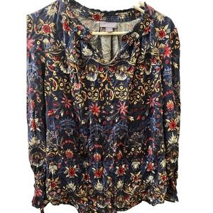 Laura Ashley Tie sleeve top XL